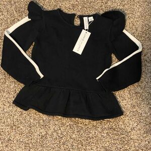 3T Janie and Jack Kids Sweater with Ruffle Sleeves